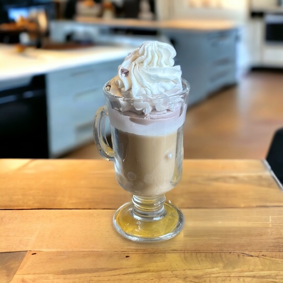 ⚠️SALE Candle // Handmade Cappuccino With Cream Shaped Candle SEND OFFERS - Picture 3 of 6